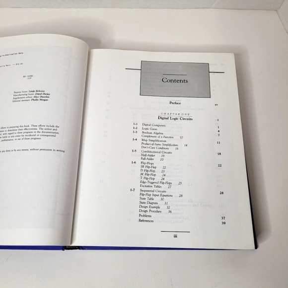 Computer System Architecture Third Edition Textbook M Morris Mano - Picture 2 of 6